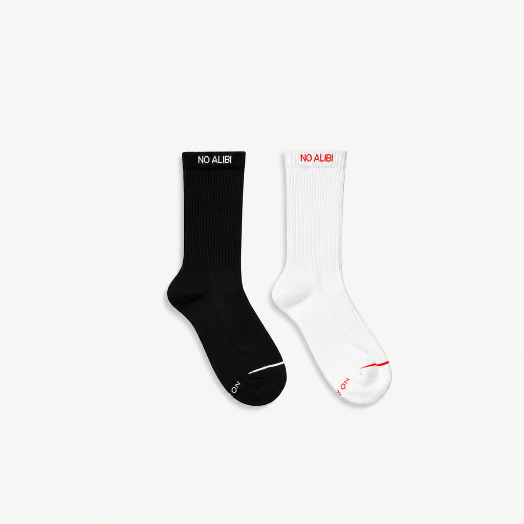 No Alibi Signature Crew Socks